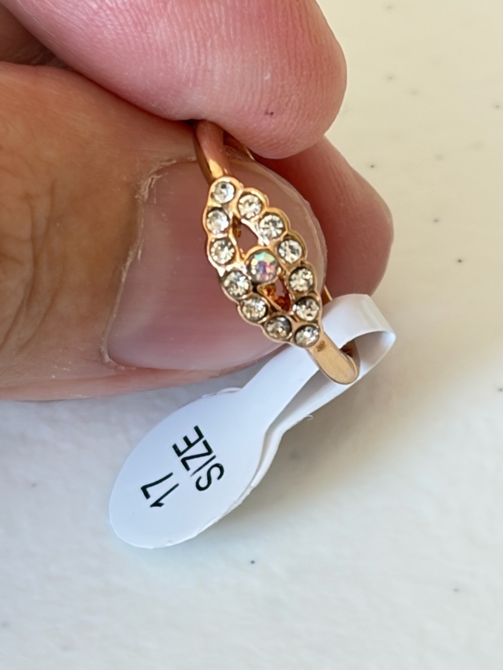 Elegant Gold and Silver Ring.